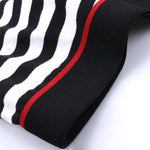 Men's Striped Cotton Sports Boxer Briefs