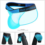 2 Pack Men's Ultra-Thin Semi-Transparent Sexy Sports Bikini