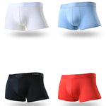 4 Pack Men's Pouch Anti-bacterial Silk Underwear