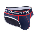 2 Pack Men's Breathable Mesh Comfortable U-convex Large Pouch Sports Briefs