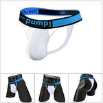 Men's Sexy Butt-Lifting Sporty U-Pouch Large Thong & Strings