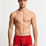 Men's Button Fly Firm Support Breathable Cotton Trunks