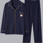Men's Cotton Knit Classic Pajamas Set