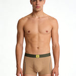 4 Pack Men's Soft Ribbed Textured Antibacterial & Breathable Trunks