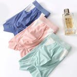 3 Pack Split-Support Men's Trunks- Breathable & Bulge-Enhancing