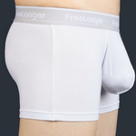 FreeLonger Men's Comfy Separate Support Pouch Trunks