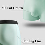 4 Pack Men's Silky Thin Seamless Trunks
