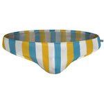 Men's Swimwear Contrast Striped Swim Briefs