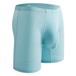 2 Pack Men's Mesh Transparent Sports Fitness Loose Boxer Briefs
