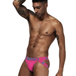 3 Pack Men's Low Rise Athletic Cup Breathable High Elastic Jockstraps