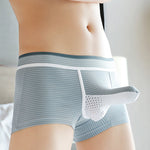 2 Pack Men’s Separate Support Pouch Cotton Trunks