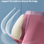 Men's Seamless Trunks with Organic Latex Support Cup