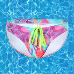 Men’s Colorful Low-rise Briefs With Drawstring