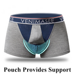 Men's Modal Ball Pouch Separate Pouches Boxer Briefs