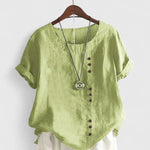 Elisavie | Comfortable Short Sleeve Blouse