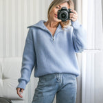ELODIE™ - Comfy Half-Zip Sweater