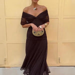 Lydia | Off Shoulder Maxi Dress