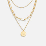 Janie Layered Coin Pendant Necklace