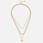 Janie Layered Coin Pendant Necklace