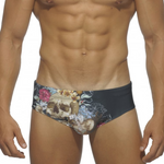 Men's Summer Printed Swim Briefs