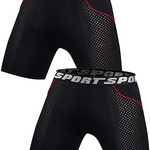 2 Pack Men's Sports Anti-friction Mesh Boxer Briefs