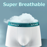 Men’s U Convex Pouch Breathable Cotton Trunks