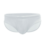 Men's Solid Color Sponge Pad Swim Briefs