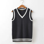 V NECK KNIT VEST