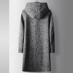 HOODED WOOL COAT