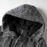 HOODED WOOL COAT