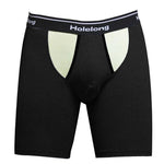 Dual Pouch Men's Long Legs Sports Boxer Briefs