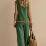 Judy | Linen and Cotton Breezy Two-Piece Set