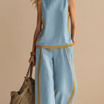 Judy | Linen and Cotton Breezy Two-Piece Set