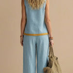 Judy | Linen and Cotton Breezy Two-Piece Set