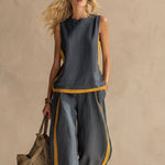 Judy | Linen and Cotton Breezy Two-Piece Set