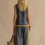 Judy | Linen and Cotton Breezy Two-Piece Set