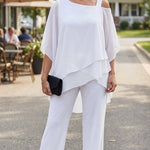 Melody | Soft Drape Two-Piece Set – Effortless Polish, All-Day Comfort