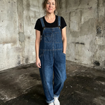 Jade | Baggy Bib Denim Overalls