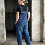 Jade | Baggy Bib Denim Overalls