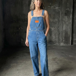 Harper | Straight Leg Bib Denim Overalls