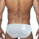 Men's Solid Color Sponge Pad Swim Briefs