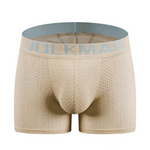 Sponge Cushion Mesh Buttock Boxer Briefs