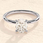 Oval Solitaire Classic Ring