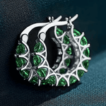Regal Textured Hoop Earrings