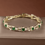 Baguette Royale Emerald Bracelet