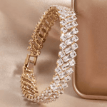 Emerald Crown Tennis Bracelet