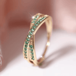 Twilight CrissCross Ring