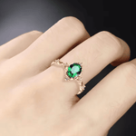 Enchanted Petal Gem Ring