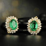 Elegant Emerald Royale Earrings