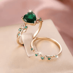 Heartbound Duo Ring Set